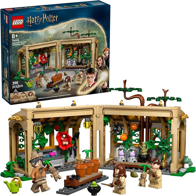 LEGO Harry Potter Hogwarts Castle: Herbology Class Kids Toy - Building and Learning Toy for Pretend Play - Harry Potter Collectible for Boys and Girls Ages 8+ - Birthday Gift Idea - 76445