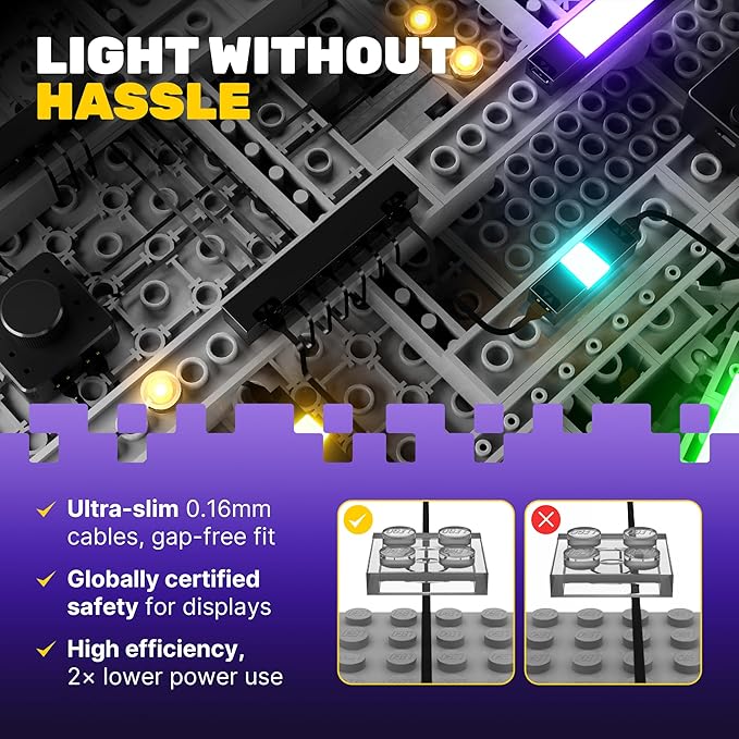 LED Light Kit Compatible with Lego 10312 Jazz Club – Lighting Accessories for Lego Icons Building Set Creative Decorative Upgrade (Model Not Included)