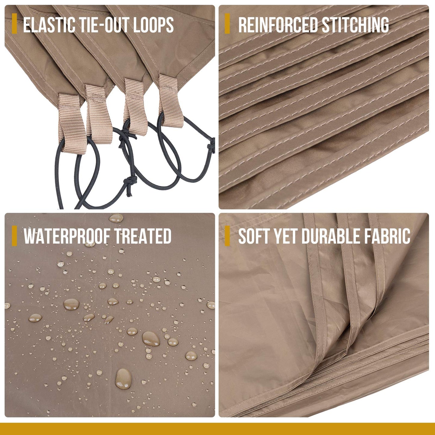 OneTigris COMETA Camping Tent + Waterproof Tent Footprint