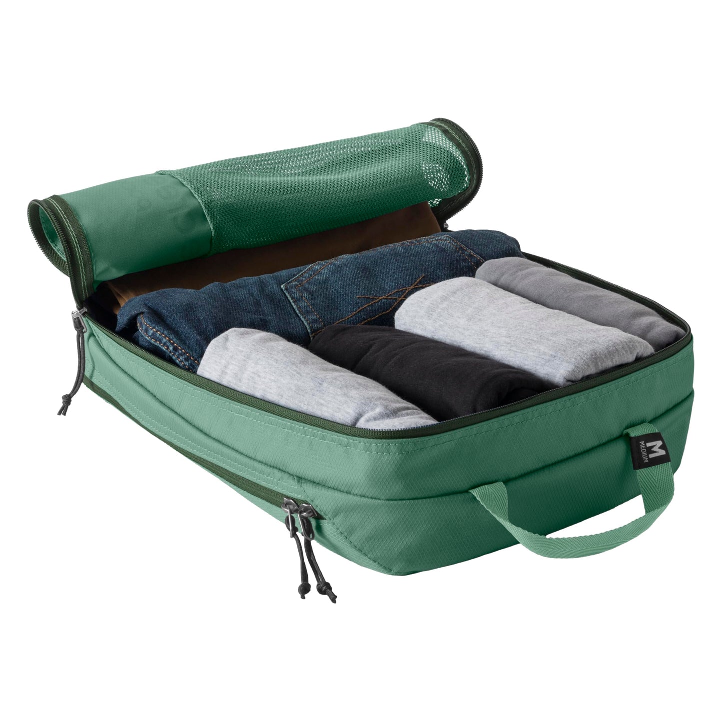 Eagle Creek Pack-It Reveal Extended Stay Set - Travel Packing Cubes Set - Eco-Friendly - Quick-Drying, Water-Resistant Fabric - Willow Green