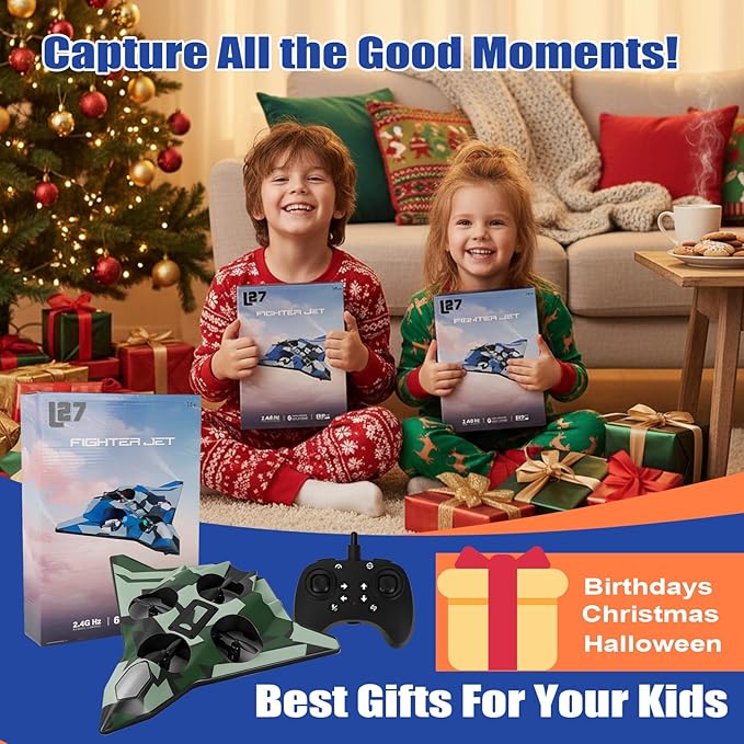 Foam Remote Control Airplane for Kids &amp Adults | Durable and Easy to Fly with Stable Flight Perfect and Birthday Parties Flying Foam Air Plane Toy Great for Beginner