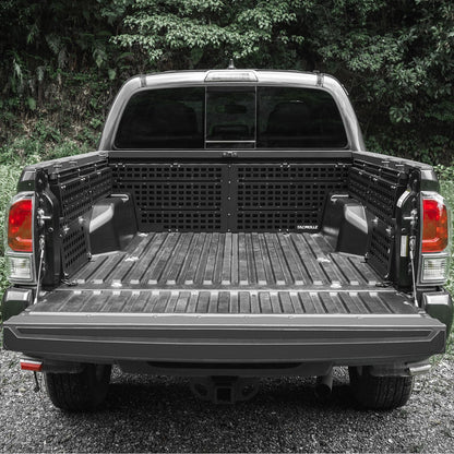 TACMOLLE Truck Bed MOLLE Panel – Truck Bed Organizer for Toyota Tacoma Accessories, Rigid MOLLE Panel Compatible with Toyota Tacoma 2005–2023, 3-Piece