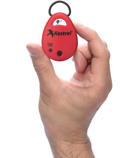 Kestrel Drop D3 Wireless Temperature, Humidity and Pressure Data Logger, Red