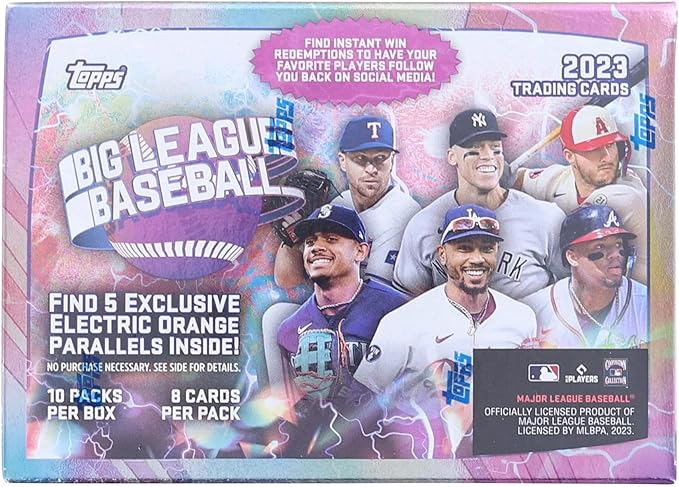 MLB Topps 2023 Big League Baseball Trading Card BLASTER Box [10 Packs]