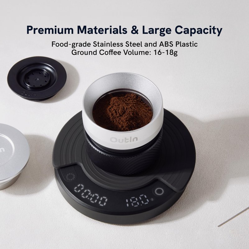 OutIn Nano Espresso Accessories Kit, Basket Plus, double shot