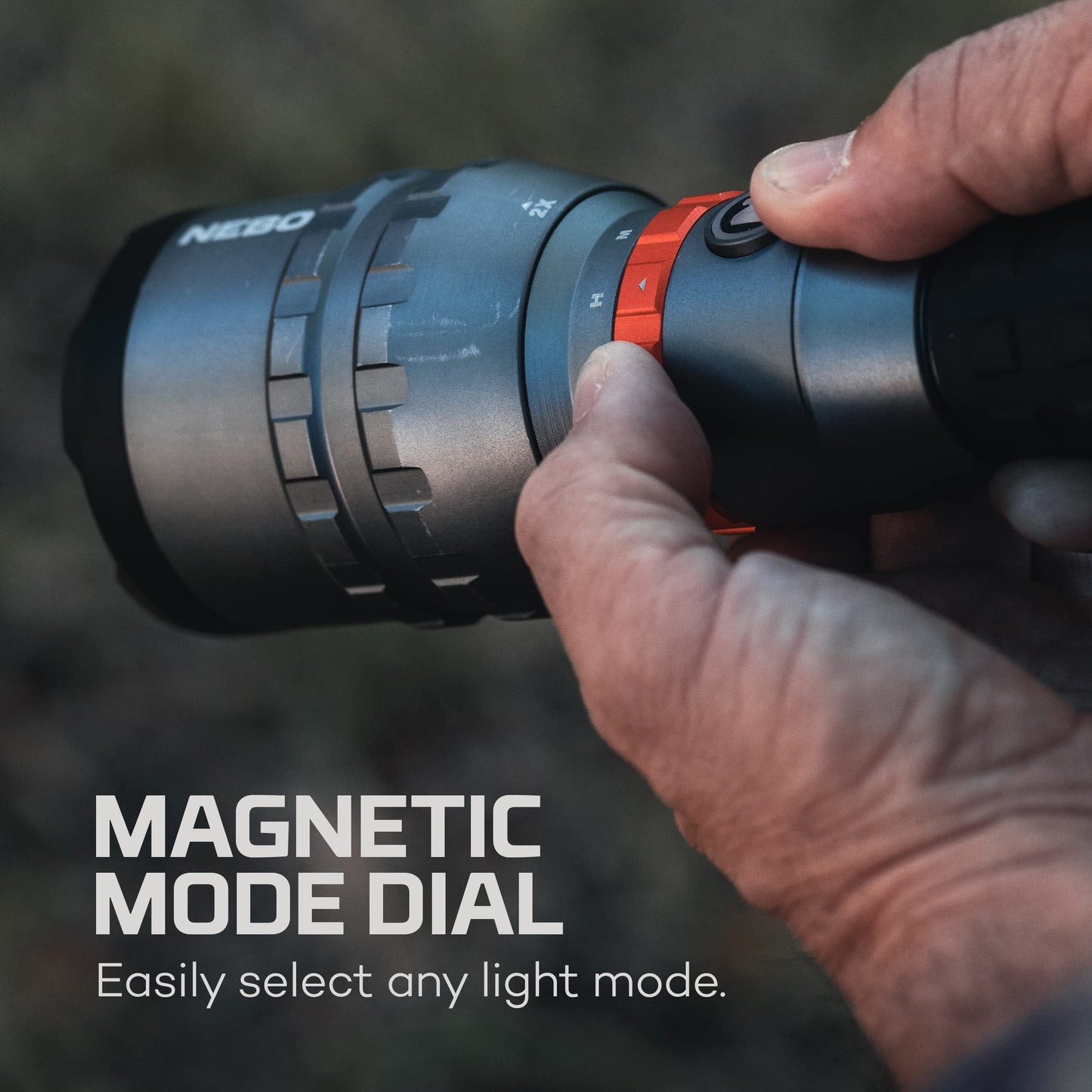NEBO DAVINCI 12000 Handheld Flashlight | 12000 Lumens, 5 Light Modes, Rechargeable Waterproof Light for Hiking, Camping & Hunting, Tactical Self Defense Floodlight, Includes USB-C Charging Cable