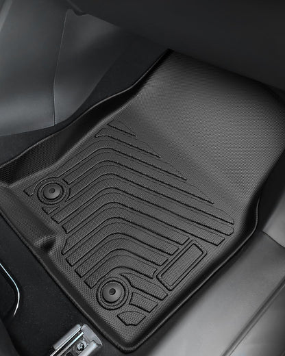 All Weather Car Floor Mats for Mazda CX5: 2013 2014 2015 2016 (1st Gen), Automotive Cargo Liner Full Set Accessory, Cutsom Fit for Mazda CX-5 SUV Tray Carpet Black Rubber Accessories Trunk Mat