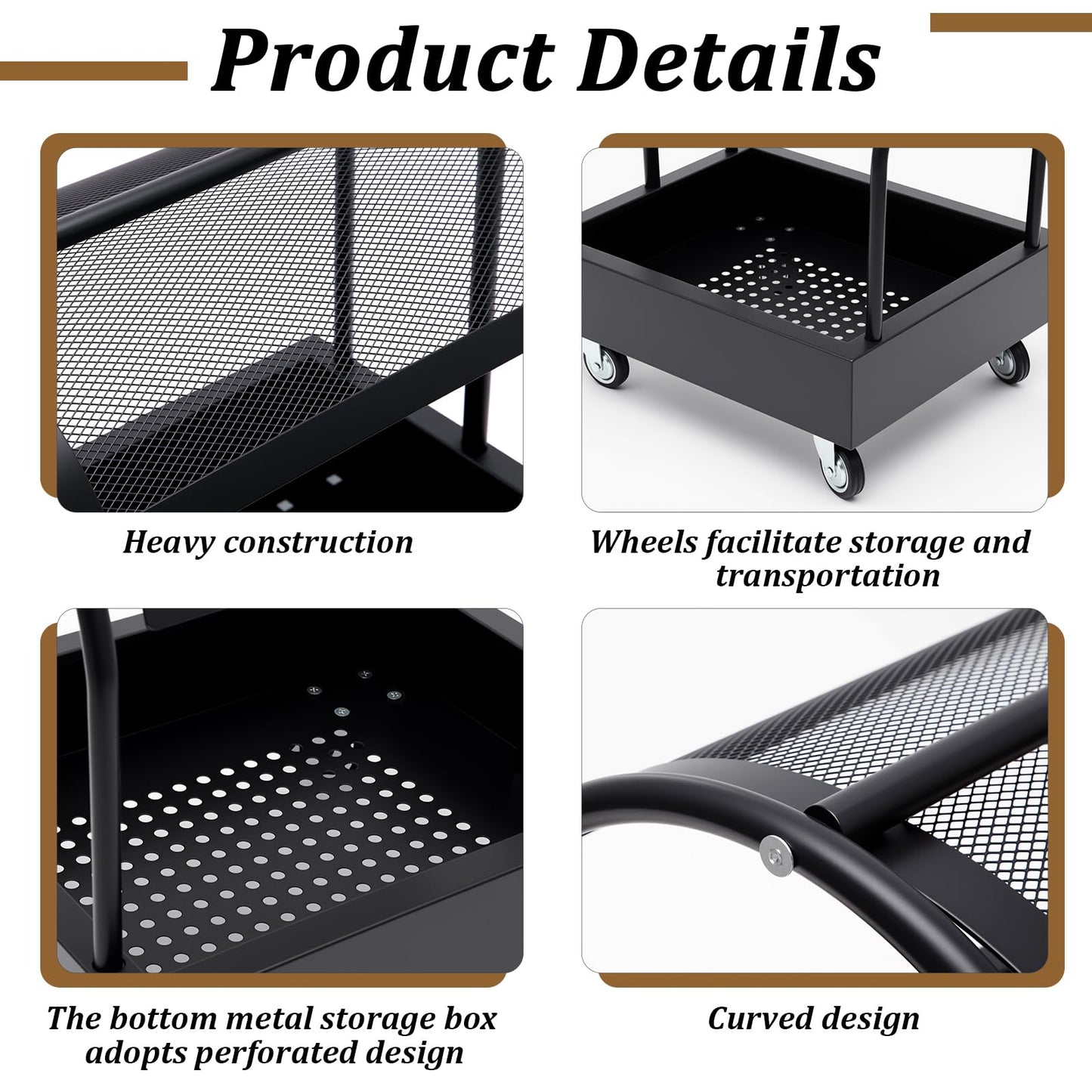 Metal Rolling Saddle Rack Cart with Basket Storage Box Built-in Grooming Organizer Fits Western English Saddles 360° Swivel Wheels Heavy Duty Caster for Tack Room, Bridle, Horse Lovers, Cowboy