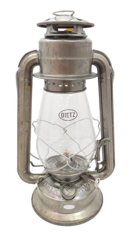 Dietz Junior Oil Burning Lantern, Model 69864, Steel, Unfinished Rusty Finish
