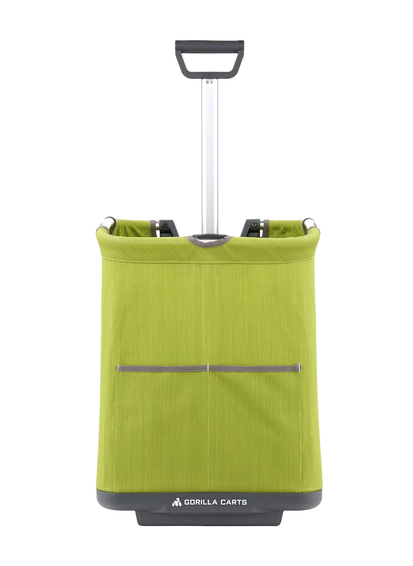 Gorilla Carts GCSS-11G-COM Collapsible Soft-Sided Folding Garden Cart, 150-Pound Capacity, Green