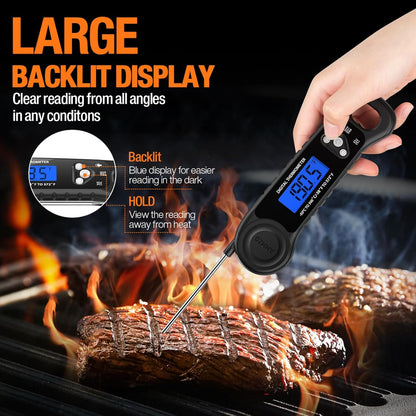 AMMZO Digital Meat Thermometer - Instant Read Cooking & Grilling Tool | Essential Kitchen Gadget