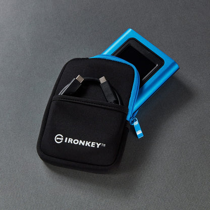 Kingston IronKey Vault Privacy 80 960GB External SSD | FIPS 197 | XTS-AES 256GB Encrypted | Touch Screen PIN | Secure Data Protection | IKVP80ES/960G
