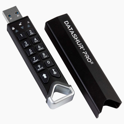 iStorage datAshur PRO2 256 GB | Secure Flash Drive | FIPS 140-2 Level 3 Certified | Password protected | Dust/Water-Resistant