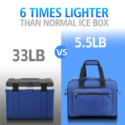 WILDGEEK 26 Quarts 12 Volt Portable Iceless Car Electric Cooler Bag USB 25L AC/DC Cool and Heat Thermal Plug in Fridge Compatible Mini Cooler Warmer Refrigerator for Vehicles Truckers