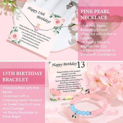13th Birthday Gifts for Girls 13 Year Old Girl Birthday Gift for 13 Years Old Girl Gifts Trendy Stuff Cool Things for 13 Year Olds Teen Girls Teenager Happy 13th Decorations Present Ideas with Tumbler