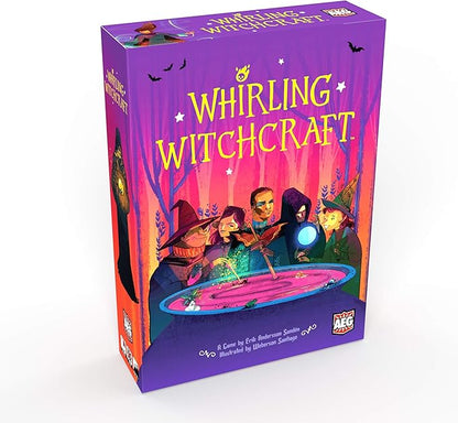 AEG Whirling Witchcraft | Use Recipes Generate Magical Ingredients &amp Overflow Opponent's Cauldron | Halloween Board Game | 2-5 Players | Ages 10+