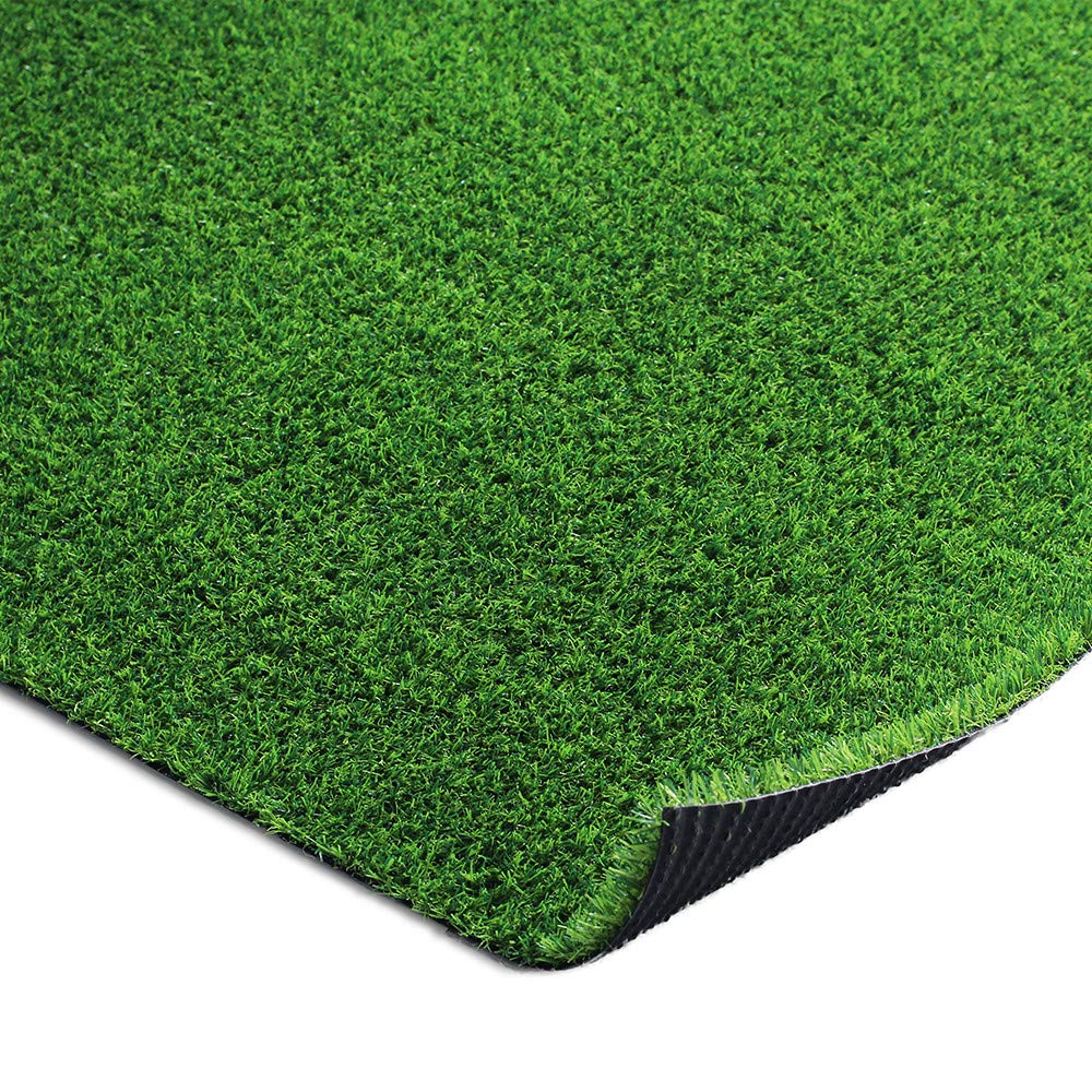 WarmShe 0.7inch Realistic Artificial Grass Turf Synthetic Faux Astroturf Rug 8FTX10FT for Pet Indoor Outdoor Carpet Balcony Garden Lawn Mat with Drainage Holes