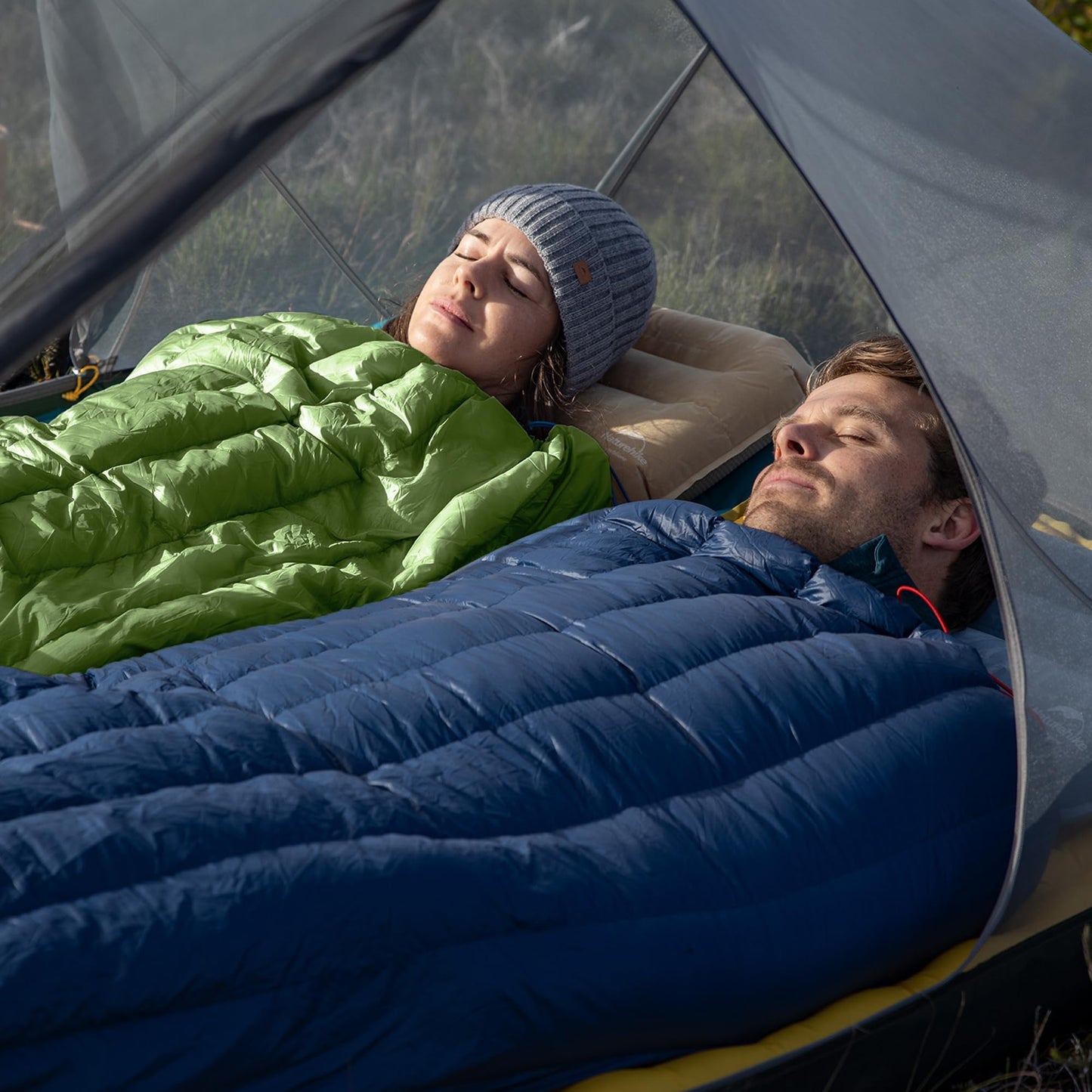 Naturehike Ultralight Backpacking RDS Down Sleeping Bag for Adults, 650 Fill Power Sleeping Bag for 42/52℉, 20oz Compact Lightweight Sleeping Bags for Hiking Camping 3 Seasons