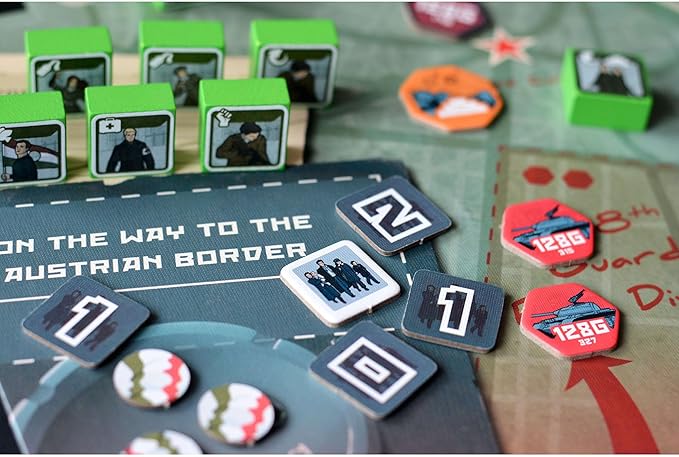 Mighty Boards: Nights of Fire: Battle for Budapest - Card Driven Board Game1956 Soviet Forces Vs Hungarian Revolutionaries Ages 14+ 1-3 Players