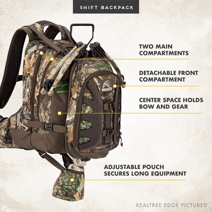 INSIGHTS HUNTING by frogg toggs - The Shift, Heavy Duty Rifle Carrier Hunting Backpack, Mossy Oak Bottomland