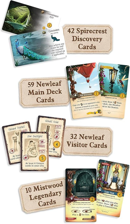 Everdell Expansion Oversized Cards – Extended Art Tarot-Sized Upgrade Pack for All Everdell Expansions Ages 14+ Collector’s Edition Accessory