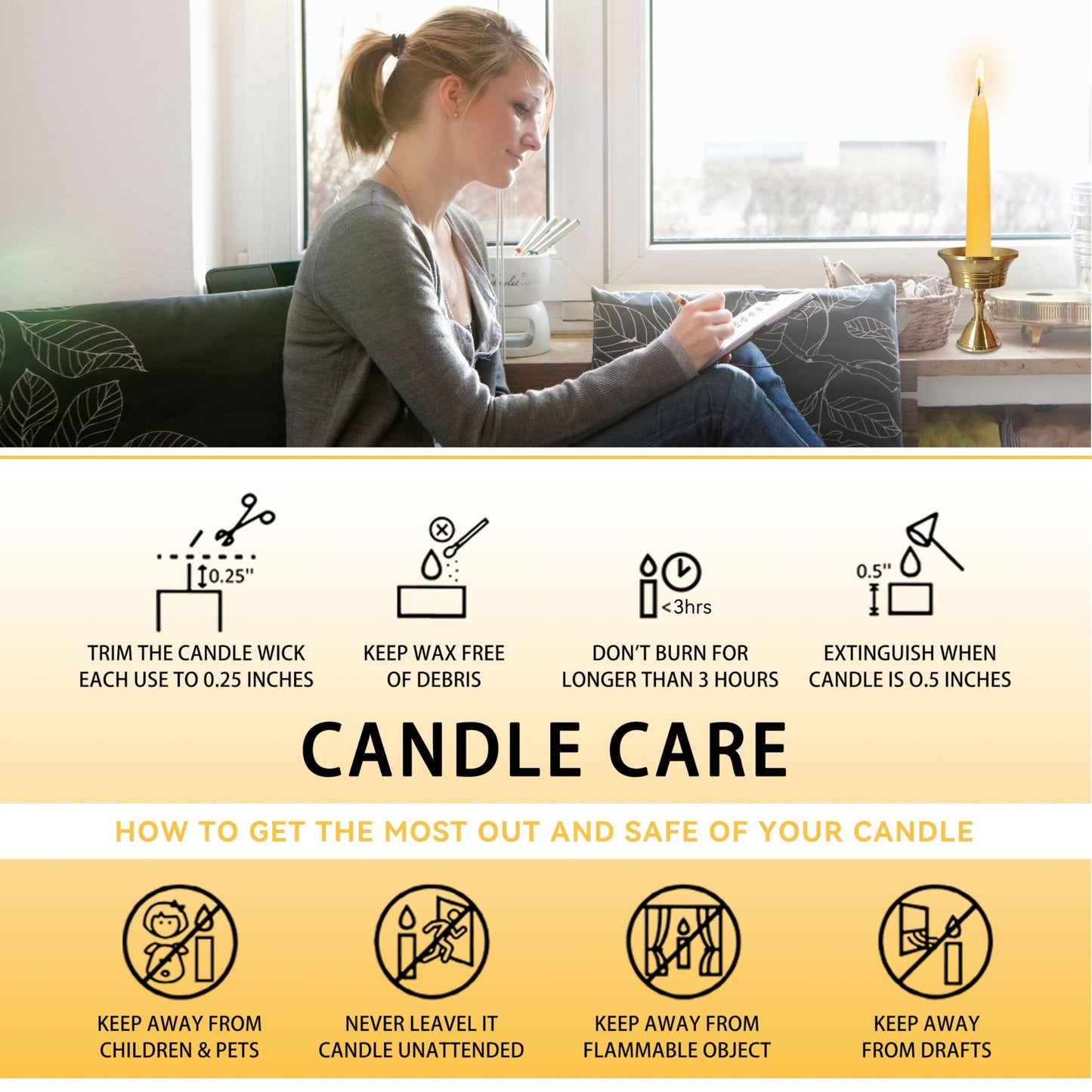 20 Min Beeswax Meditation Candles – 30 Pack, Includes Mini Candle Holder & 12 Wax Dots, Slow Burn, Natural Unscented, Yoga Prayer Mindfulness & Relaxation
