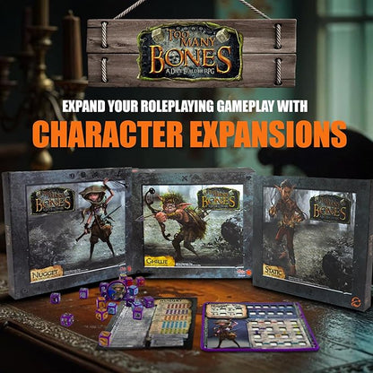 Chip Theory Games Too Many Bones: Polaris Dice-Builder Strategic Fantasy RPG Game for Ages 14 and Up 1-4 Players