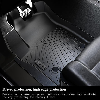 AltraVos Floor Mats for 2025 Ford Expedition MAX 7 Seats, 2nd Row Bench Seat Floor Liner & Cargo Mat with Baskrest Mat Full Set of Car Mats for Expedition Max (7 Seats)
