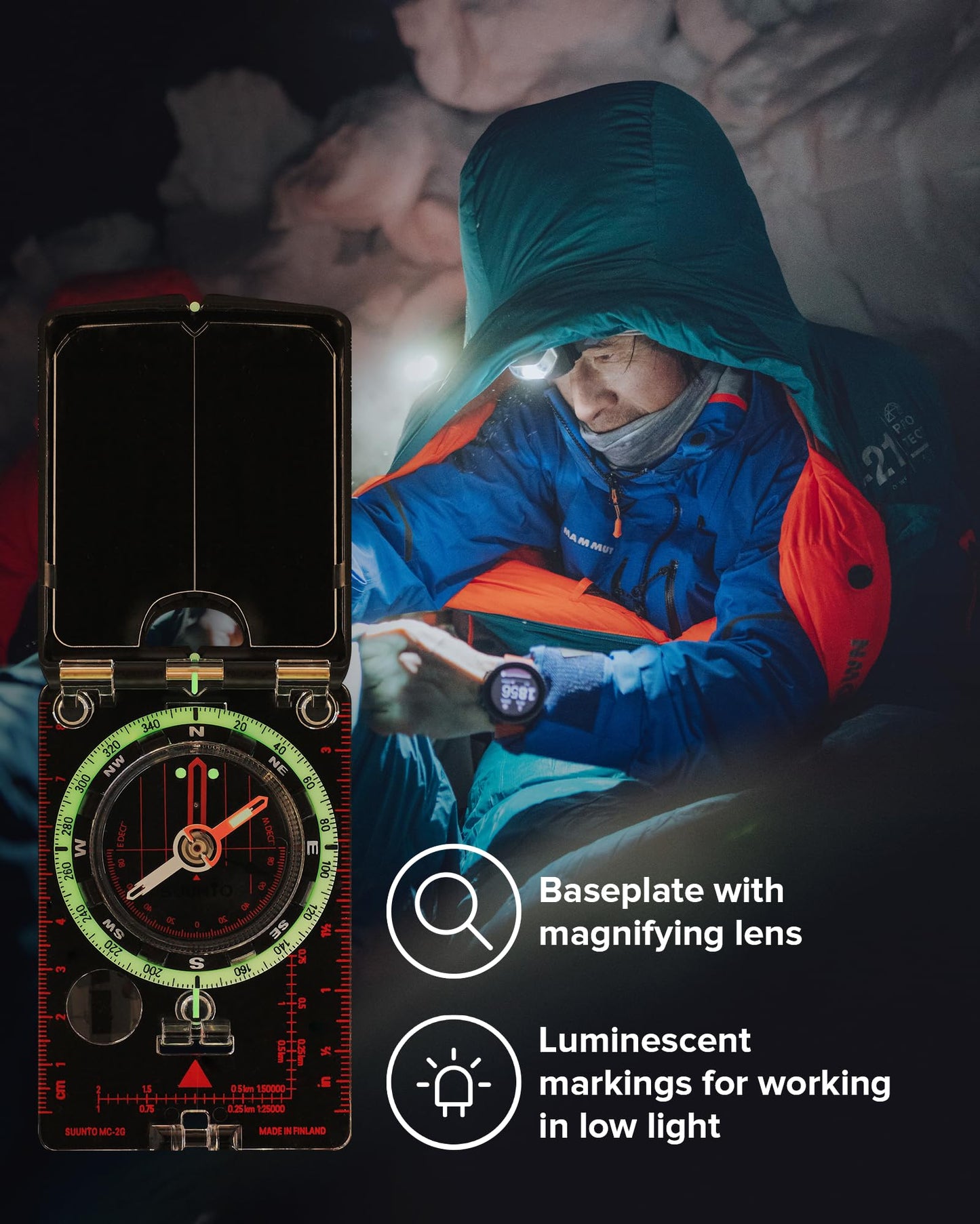SUUNTO MC-2G Global Compass, White