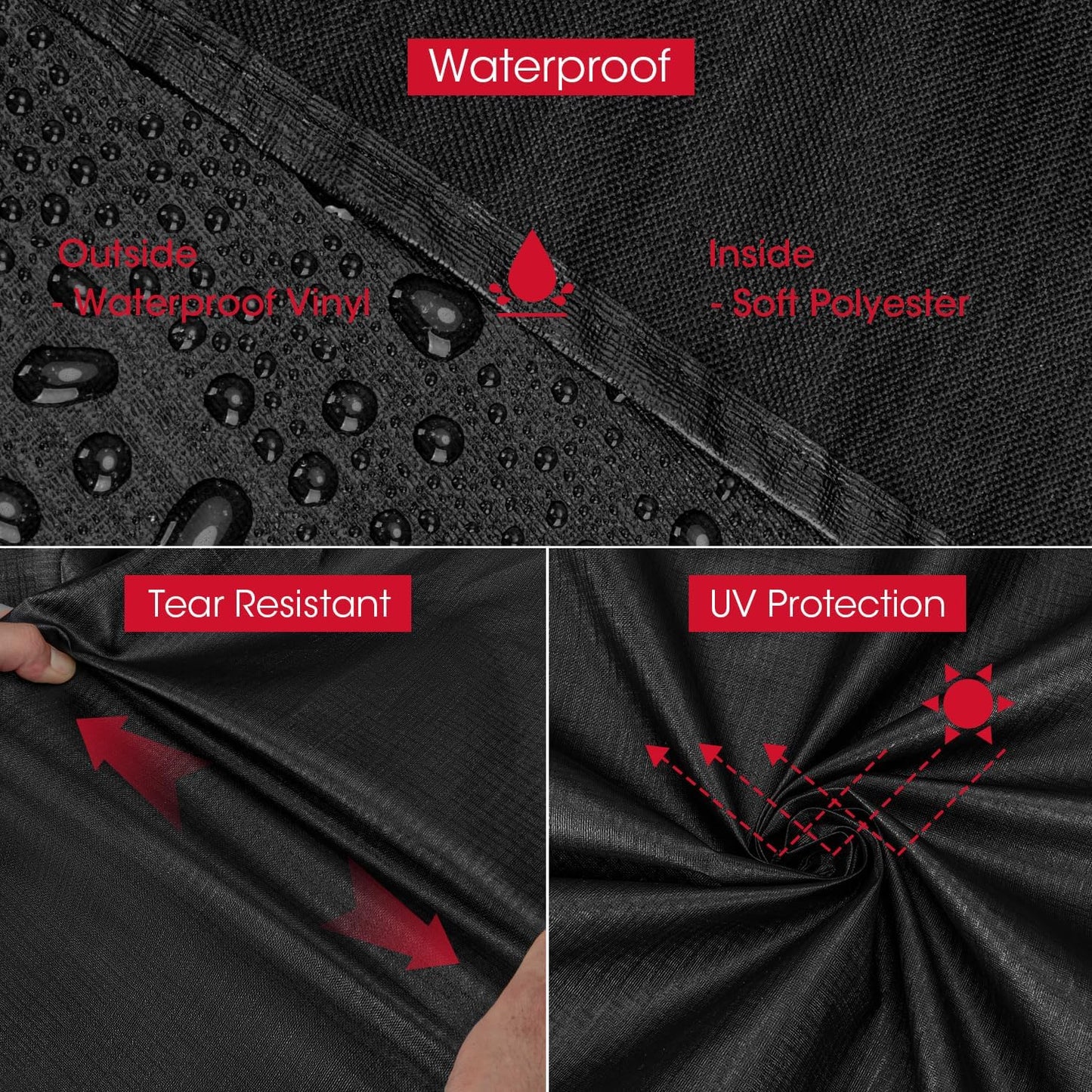 Unicook Griddle Cover - Waterproof Vinyl Protector for Blackstone 28 Inch Grill | All-Weather BBQ Protection