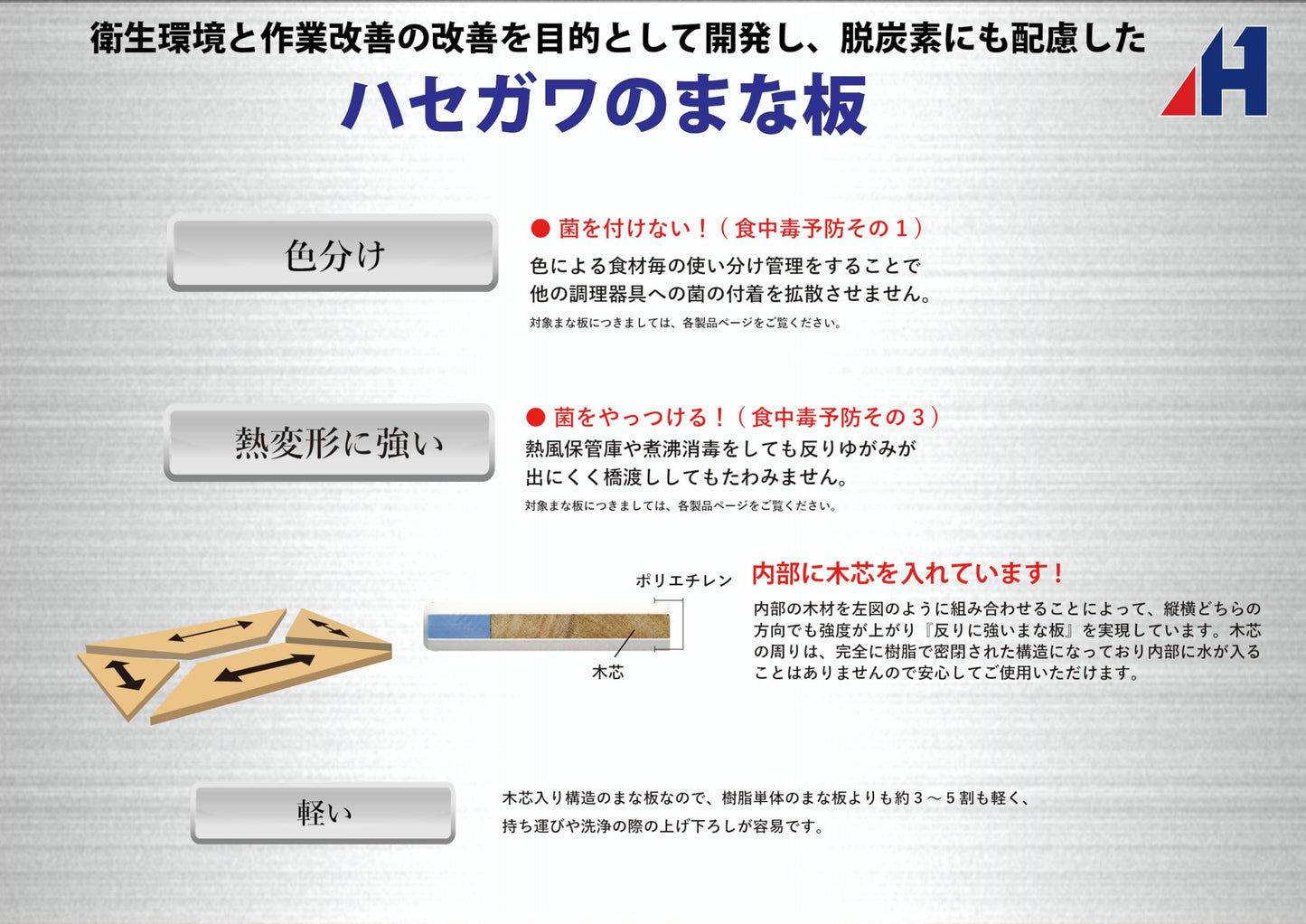 Karugaru Cutting Board SD 410 x 230 x 20 Blue