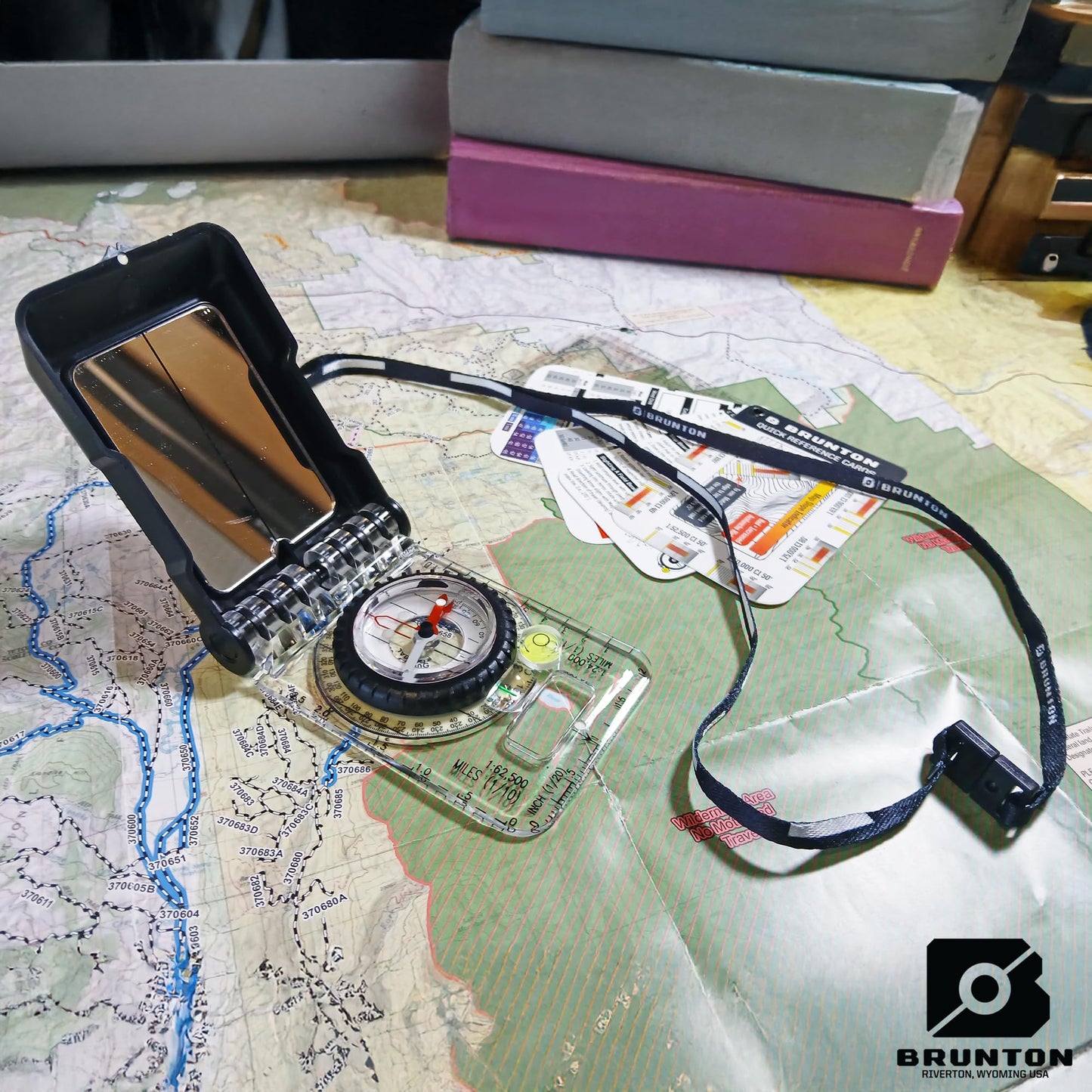 Brunton TruArc™ 15 Luminous Compass - Glow-in-The-Dark Navigation Tool with Clinometer