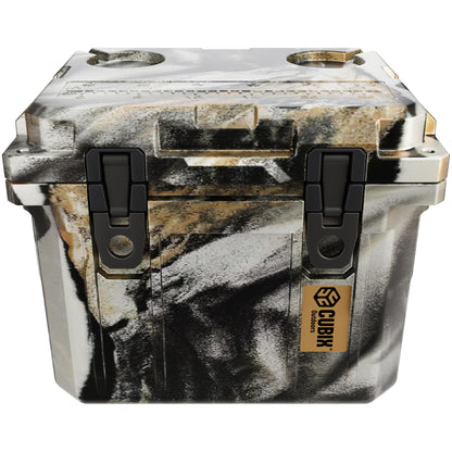 Cubix Outdoors QuadraX 10QT Rotomolded Cooler – 3-Day Ice Retention, Personal Hard Cooler for Camping Fishing Hunting Tailgating Lunch Job Site, 2 Cup Holders, Bottle Opener, Limited