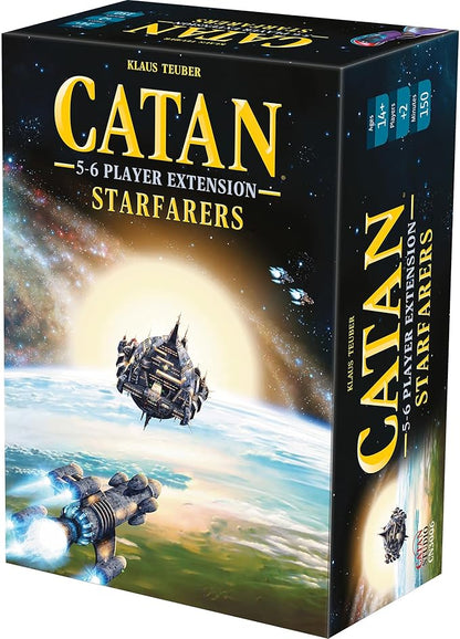 CATAN Starfarers Board Game 5-6 Player Extension - Expand Your Galactic Exploration! Strategy Game for Kids and Adults Ages 14+ 3-6 Players 120-150 Minute Playtime Made by CATAN Studio