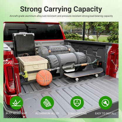 SZYANG Truck Bed Divider Compatible with 2019-2026 Chevy Silverado GMC Sierra 1500 Truck Bed Organizer Cargo Manager Replacement for 19-26 Chevy Silverado Accessories