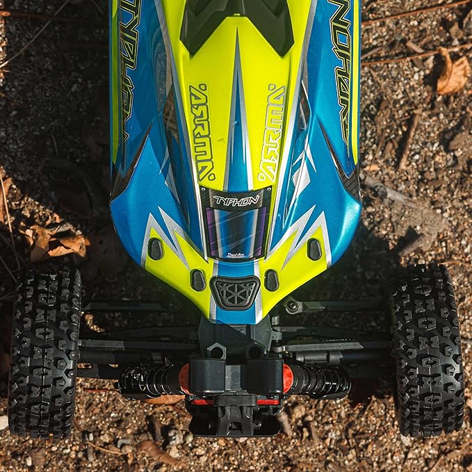 ARRMA RC Car 1/8 Typhon 4X4 RTR Brushed Buggy Blue (Battery and Charger Not Included) ARA4206V4T1