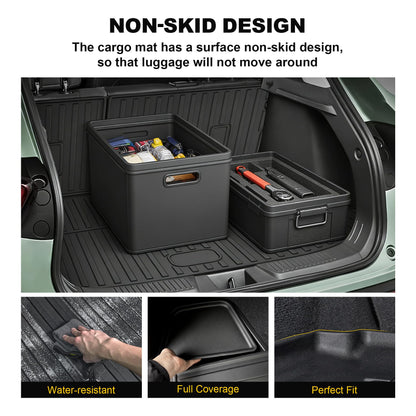 TTX LIGHTING Floor Mats & Cargo Liner & Backrest Mat for 2024 2025 2026 Trax - 1st and 2rd Row Car Mats for 2024-2026 Trax - All Weather Cargo Tray Interior Accessories for Trax LS/1RS/LT/2RS/ACTIV