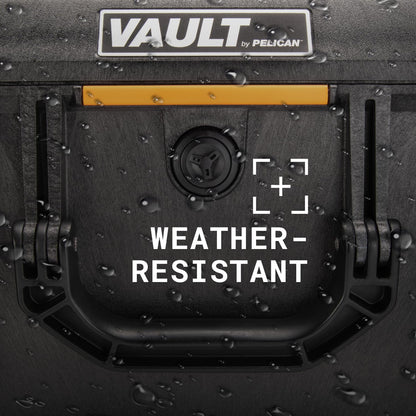 Pelican Vault - V600 Multi-Purpose Hard Case with Padded Dividers for Camera, Drone, Equipment, Electronics, and Gear (Black)