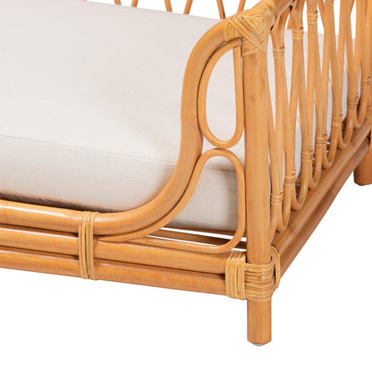 Bali & pari Kierra Bohemian Honey Rattan Pet Bed