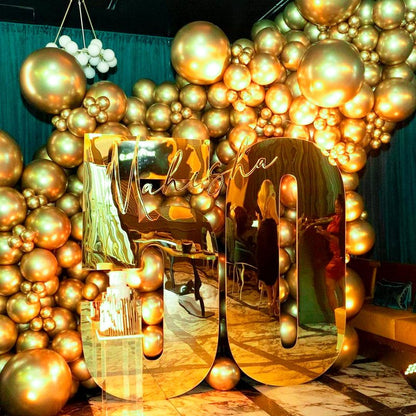 PartyWoo Gold Balloons 20pcs 18 Inch Gold Latex Helium Balloons for Birthday Wedding Anniversary Baby Shower Graduation Bachelorette Retirement Engagement Tea Casino Disco Party Decorations Gold-G101