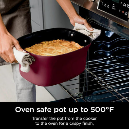 Ninja MC1000 Foodi PossibleCooker - 8.5 Quart Multi-Cooker with 4-in-1 Functionality & Glass Lid
