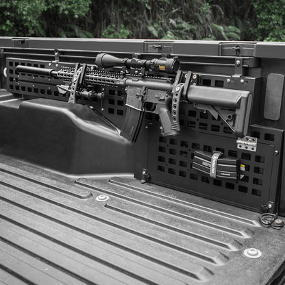 TACMOLLE Truck Bed MOLLE Panel – Truck Bed Organizer for Toyota Tacoma Accessories, Rigid MOLLE Panel Compatible with Toyota Tacoma 2005–2023, 3-Piece