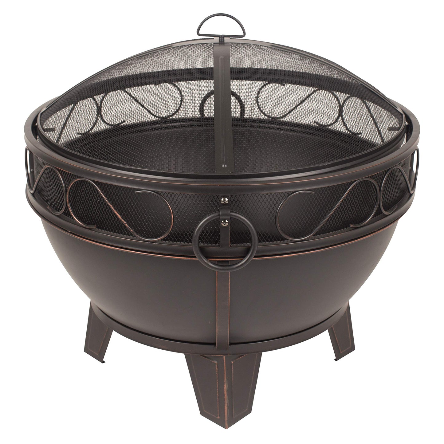 Pleasant Hearth GHP Group OFW295R Bellora fire Pit, Rubbed Bronze