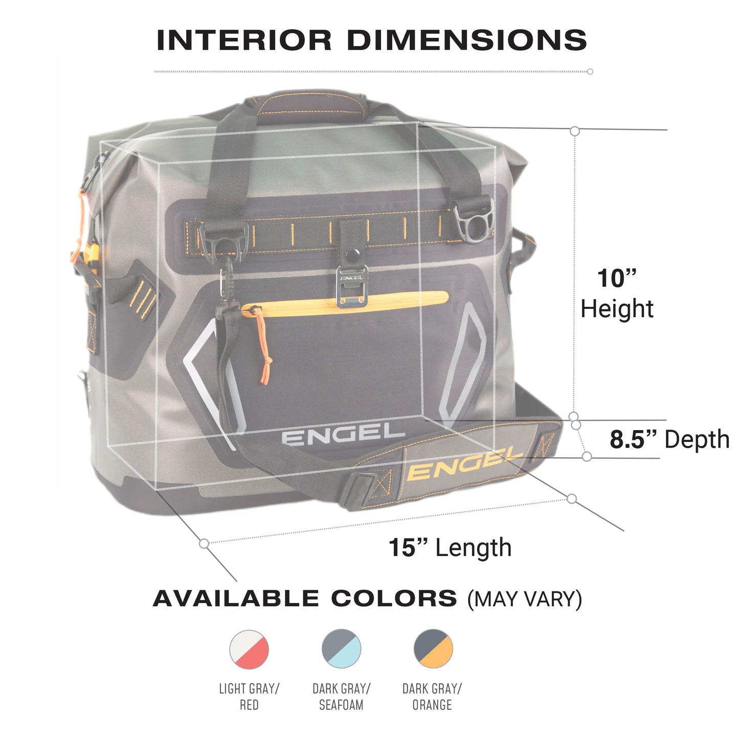 Engel HD20 High-Performance Soft Sided Tote Cooler - Durable, Leak-Proof, Portable Ice Chest for Camping, Fishing, Tailgating & Outdoor Activities - Long-Lasting Cold Retention