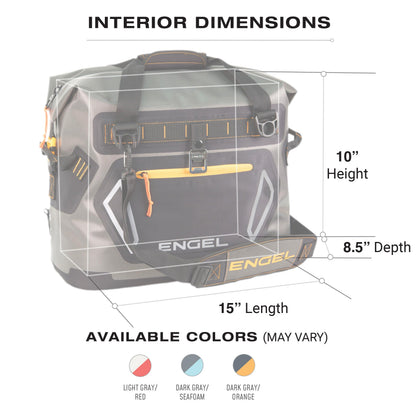 Engel HD20 High-Performance Soft Sided Tote Cooler - Durable, Leak-Proof, Portable Ice Chest for Camping, Fishing, Tailgating & Outdoor Activities - Long-Lasting Cold Retention