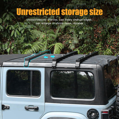 400 LBS Roof Rack Cross Bars Compatible with 2018-2024 Jeep Wrangler JL JLU & Gladiator JT, Roof Rail Crossbars Cargo Carrier Rooftop Luggage, Aluminum Luggage Rack Crossbar