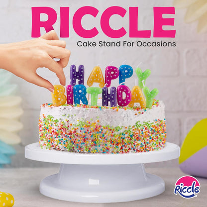 Riccle 88-Piece Cake Decorating Kit | Complete Set with Turntable, Piping Bags, Tips & Tools