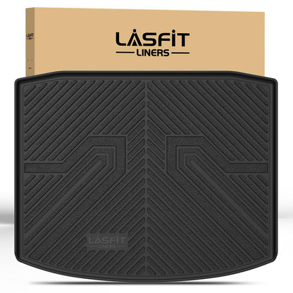 LASFIT Cargo Mat for Honda CR-V 2017-2022 (Tray in Lower Position), Custom Fit Trunk Mat, Raised Edge All Weather Protection, Kid & Pet Friendly, Easy Clean for Family Use, Black (Not for Hybrid)