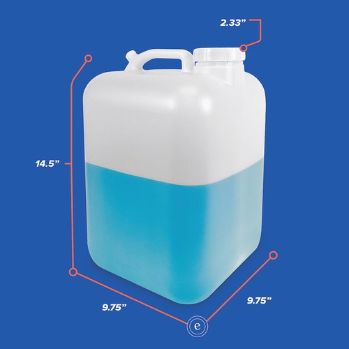 ePackage Supply Premium 5-Gallon Hedpak: Durable HDPE, BPA-Free Plastic, Reusable Liquid Storage Solution for Water and More (1 Count)