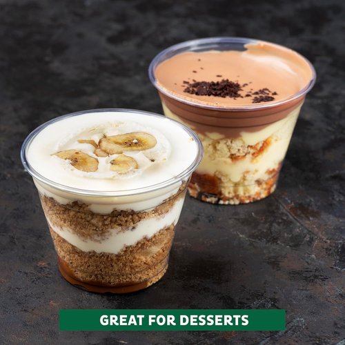 Freshware Portion Cups with Lids - 5.5 Ounce Souffle Cups for Sauces, Snacks, and Dressings | 100 Sets